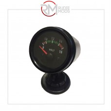 52mm Black face DC voltage volt gauge 8-16v inc 52mm pod holder KET-101/MGB1ck